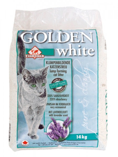 Katzenstreu Golden white Klumpenbildend 14kg