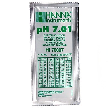 Pufferlösung pH 7.01 25x Beutel à 20ml
