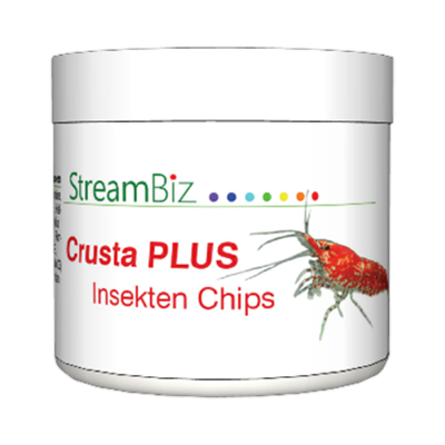Garnelenfutter Crusta Plus Insekten Chips 40g
