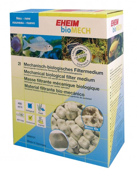 bioMech Mechanisch-biologisches Filtermedium 2l