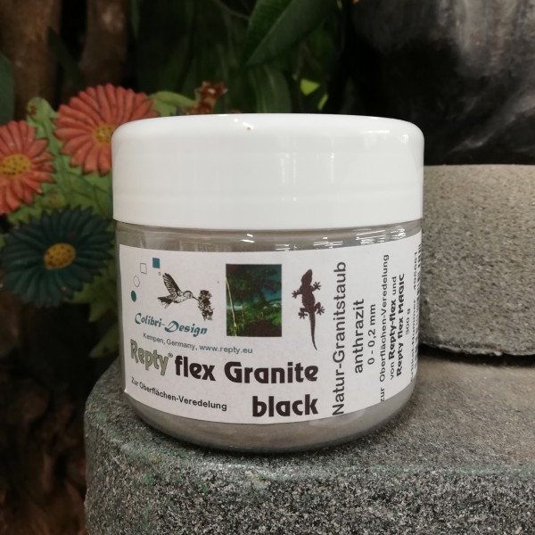 Natur-Granitstaub Repty flex Granite black 300g