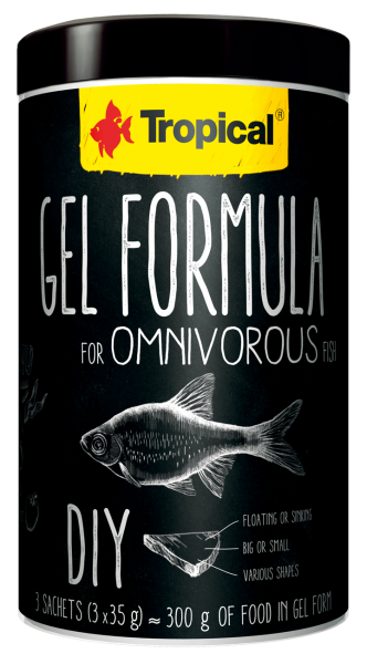 Gel Formula für Omnivore Fische 1L
