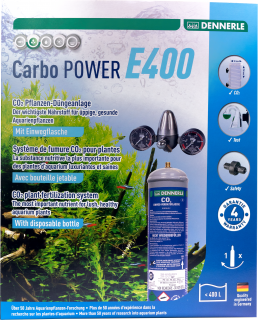 CO2 Pflanzen-Dünge-Set EINWEG Carbo POWER E400 bis 400L