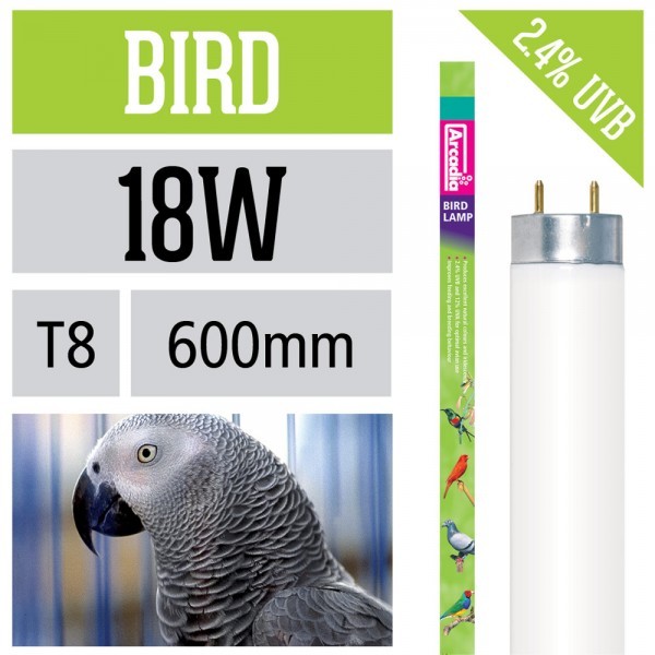 Leuchtstoffröhre für Vögel T8 18W 600mm