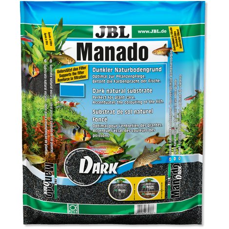 Dunkler Naturbodengrund Manado Dark 1,5-2,5mm 10L