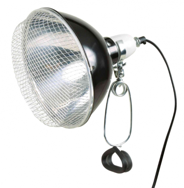 Reflektor-Klemmleuchte mit Schutzgitter bis 250W ø21cm