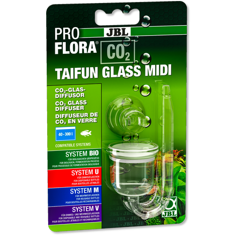 ProFlora CO2 Taifun Glass Midi für 40-300l Aquarien