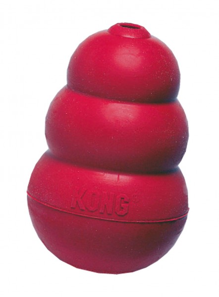 Hundespielzeug Classic L 10,5cm rot aus Kautschuk (für Hunde zwischen 13-30kg)