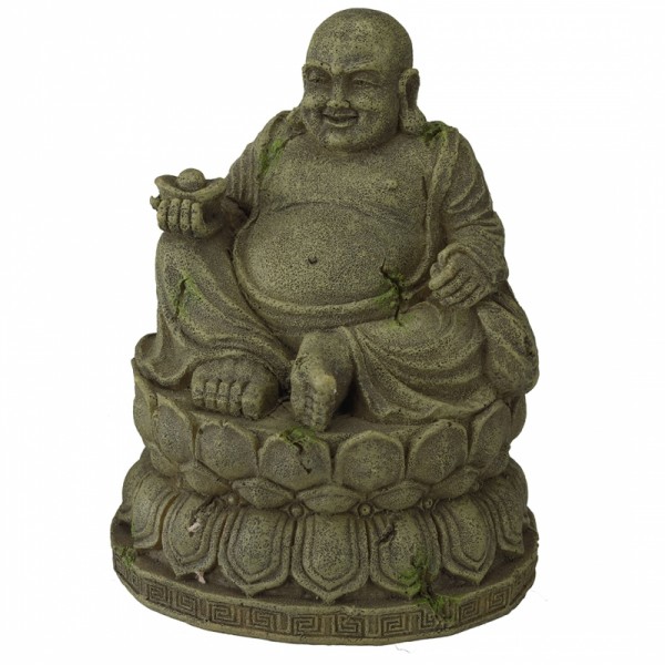 Deko Buddha M 9,5x9,5x12,5cm