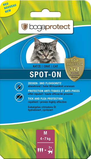 Spot-On Anti-Parasit Katze für 4-7kg M 3x1.2ml