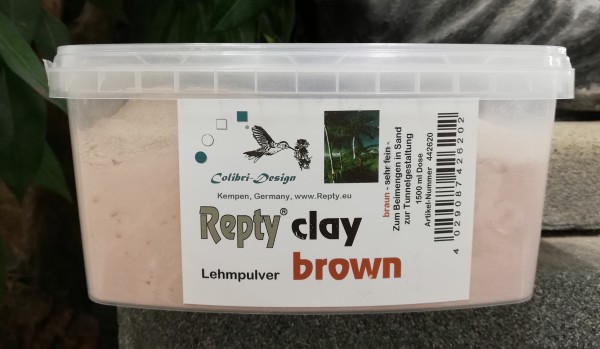 Lehmpulver Repty clay bräunlich 1,5L