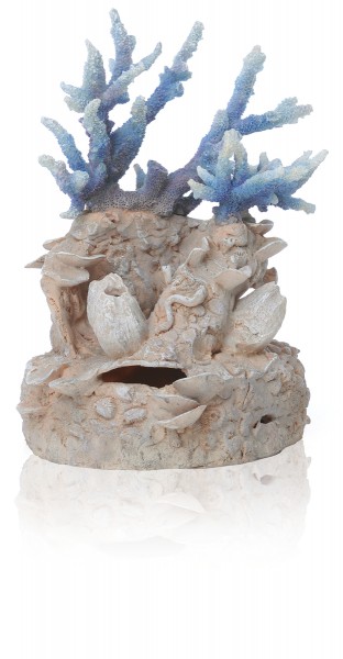Deko biOrb Korallenriff Ornament blau 18,5x16x21,8cm