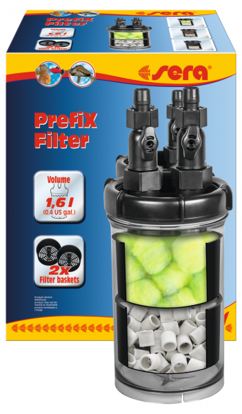 Filtermedienbehälter PrefiX Filter 1,6L
