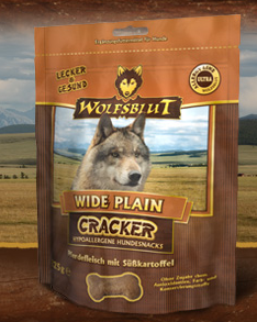 Hundesnack Getreidefrei Hypoallergen Cracker mit Pferdefleisch und Süsskartoffel 225g