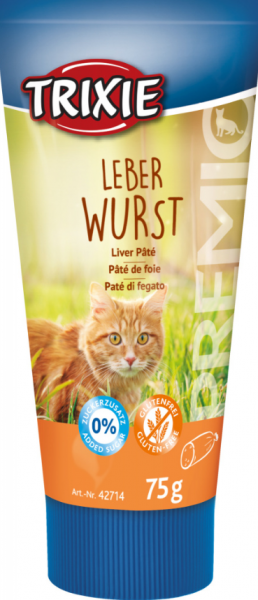 Futterpaste mit Leberwurst für Katzen 75g