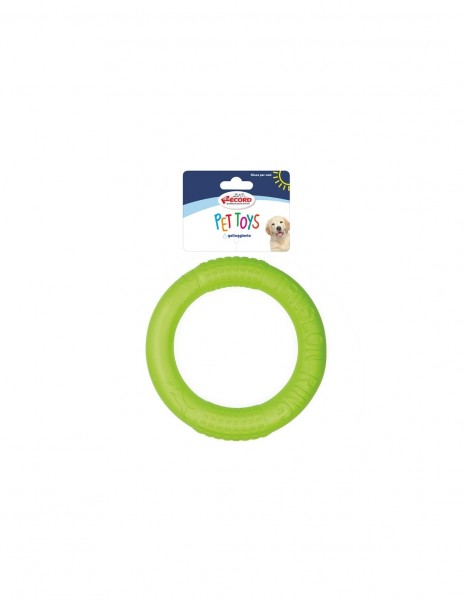 Hundespielzeug Ring grün,schwimmend, 18cm