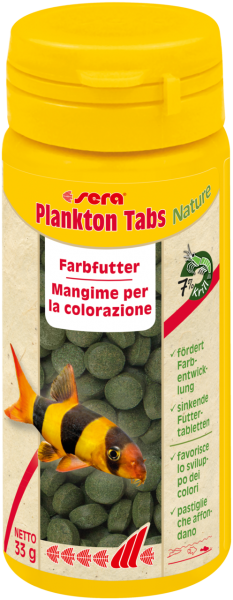 Farbfutter Plankton Tabs Nature 50ml