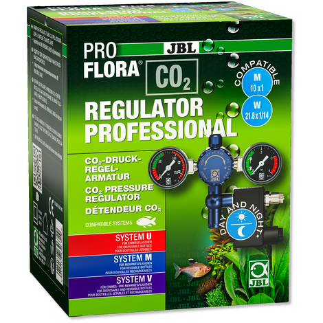 Druckminderer ProFlora CO2 Regulator Professional mit Nachtabschaltung