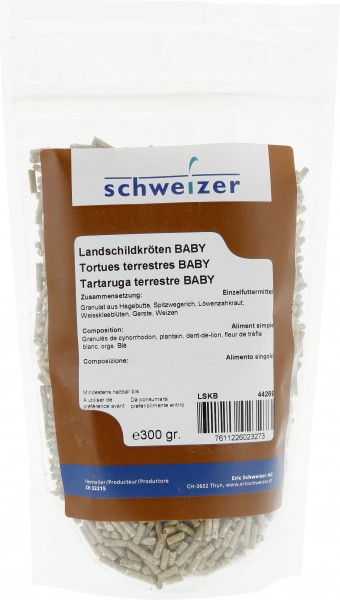 Schweizer Baby Landschildkrötenfutter 300g