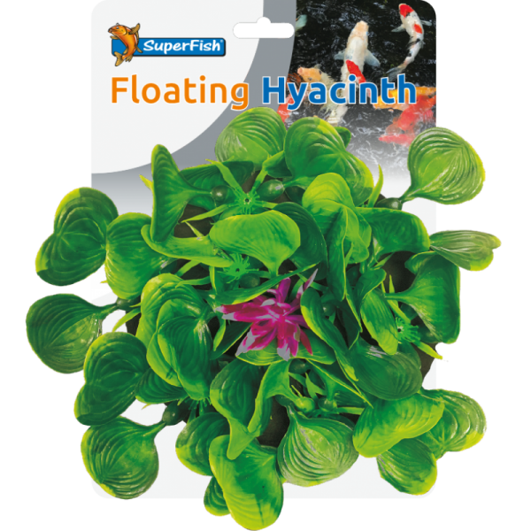 Plastikpflanze schwimmende Wasserhyazinthe ca. 20cm