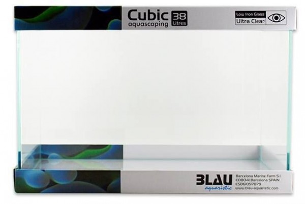 Aquarium CUBIC Weissglas 38 45x28x30cm 38L