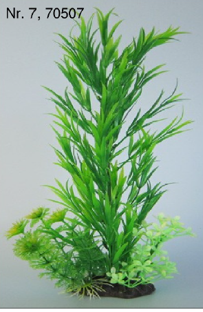 Plastikpflanze 32-38cm für Aquarien und Terrarien