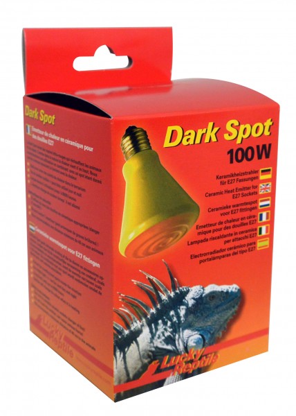 Keramikheizstrahler Dark Spot 100W für E27