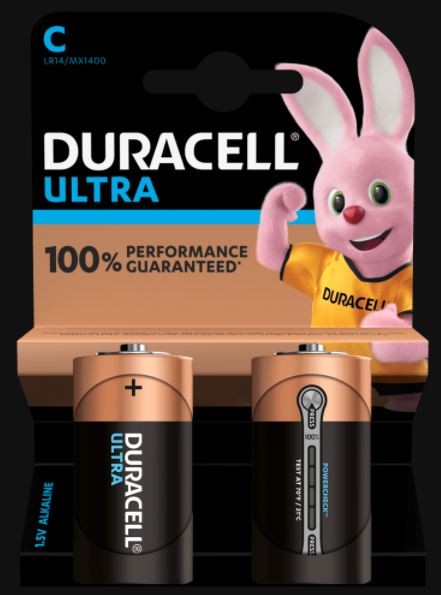 Alkaline Batterie Ultra C / LR14 / MX1400 1,5V 2Stk