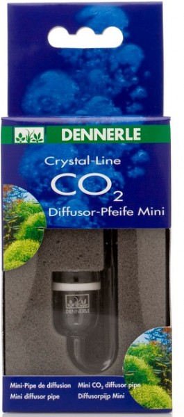 CO2 Diffusor-Pfeife Mini aus Kristallglas Crystal-Line