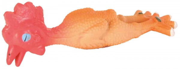 Huhn aus Latex mit Quitscher 23cm