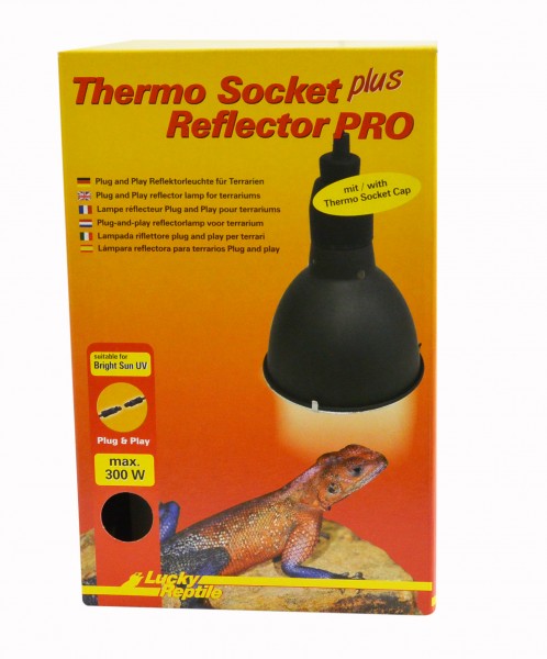 Thermo Socket plus Reflector PRO klein bis 300W schwarz