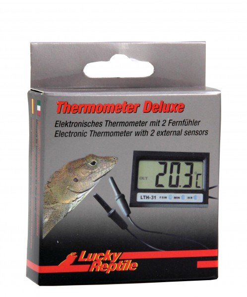 Thermometer Deluxe mit 2 Fernfühlern