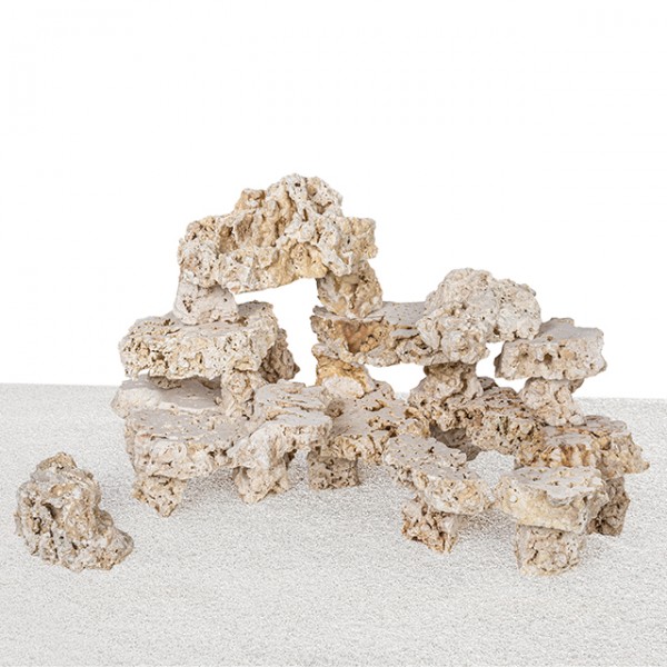 myReef-Rocks Platten, einseitig geschnitten ca. 20 - 30 cm, 7 St. / Karton
