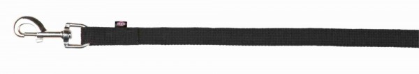 Schleppleine, Gurtband 15 m/20mm, schwarz