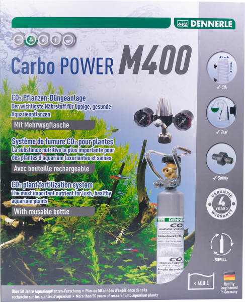 CO2 Pflanzen-Dünge-Set MEHRWEG Carbo NIGHT M400 bis 400L