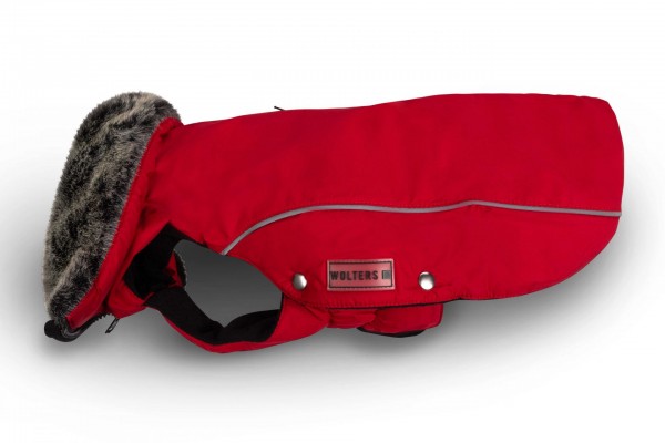 Winterjacke für Hunde Amundsen rot 44cm