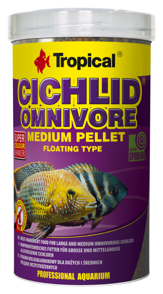 Cichlid Omnivore Medium Pellets schwimmend 500ml