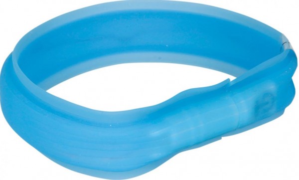 Flash Leuchtband USB M-L 50cm / 3cm blau