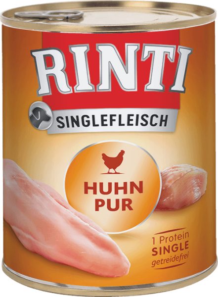 Nassfutter Singlefleisch Dose Huhn Pur 800g