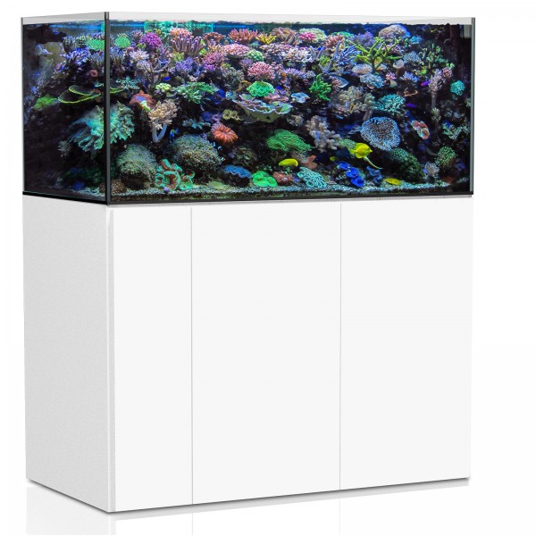 Armatus 500 XD weiß Rahmenloses Meerwasser-Komplettaquarium mit Unterschrankfiltersystem