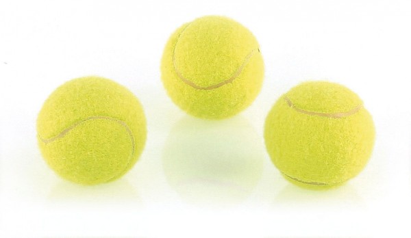 Mini-Tennisballe gelb Ø4cm