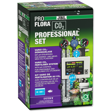 ProFlora CO2 Professional Set V Set für 40-600L mit pH Steuerung
