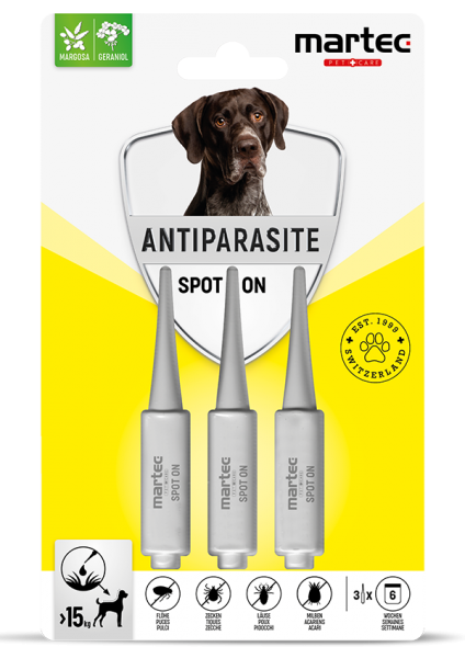 Spot on Antiparasite für Hunde ab 15kg 3x3ml