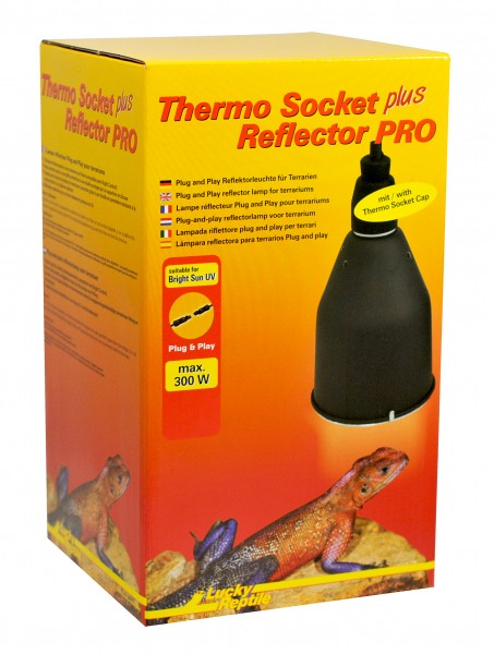 Thermo Socket plus Reflector PRO lang bis 300W schwarz