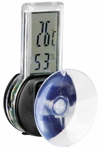Digital- Thermo-/Hygrometer mit Saugnapf