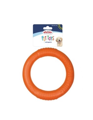 Hundespielzeug Ring orange,schwimmend, 18cm