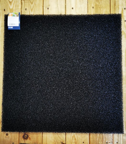 Hobby Aqua Filterschaum, grob schwarz, 50x50x2cm