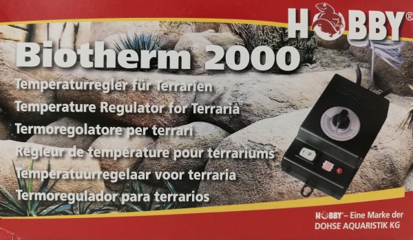 BIOTHERM 2000 10°C Temperaturregler für Terrarien