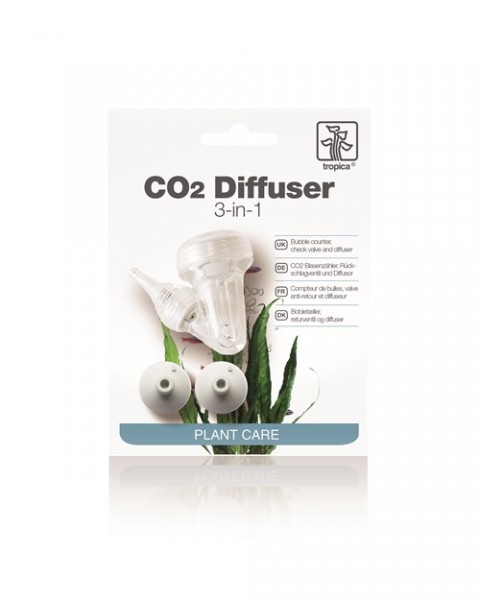 CO2 Diffuser 3in1 (Blasenzähler, Rückschlagsventil und Diffusor)