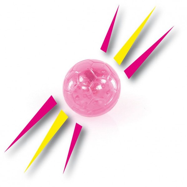 Katzen-Leuchtball a. Kunststoff D=35mm pink, inkl. Batterien